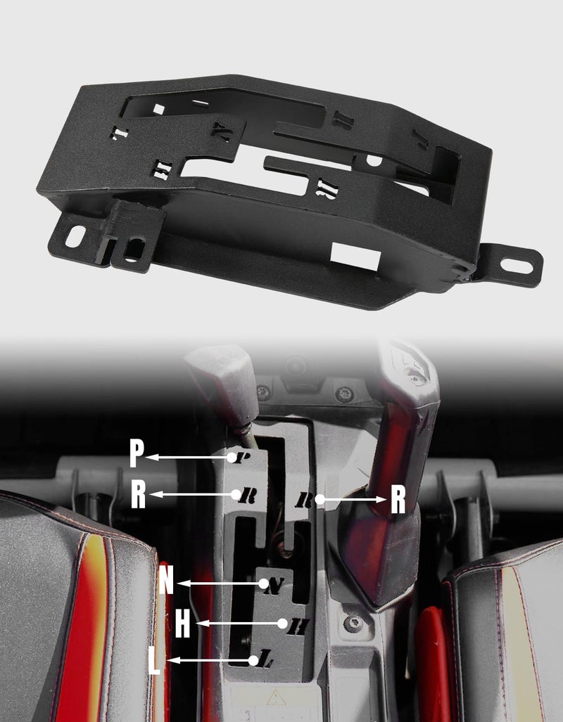 A & UTV PRO X3 Quick Shifter Gate, Upgrade Heavy Duty Straight Shift Compatible with Can Am Maverick X3 MAX Turbo R 2017-2024 2025 Accessories, 1PC - Image 2